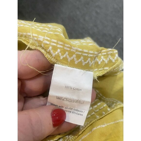 Sissone 100% Cotton Jumpsuit Embroidered Yellow 12 Months Girls One Piece Romper - Picture 7 of 7
